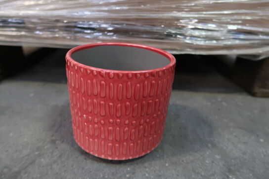 336 stk. 1779/14 Clarissa potte rød Ø 14 H 12,5 cm - Varenummer: 518123