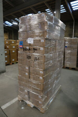 780 stk. Glas potte 12,5 cm - vn 8423/12,5