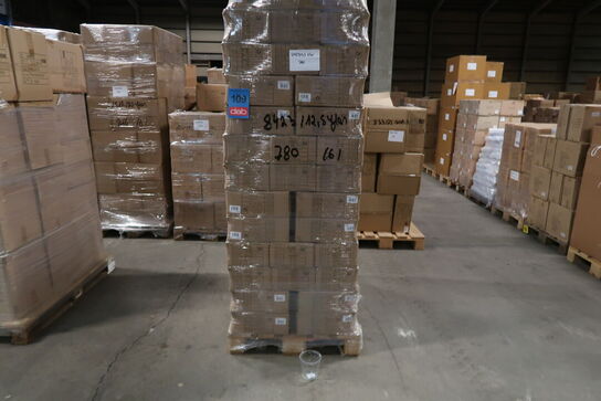 780 stk. Glas potte 12,5 cm - vn 8423/12,5