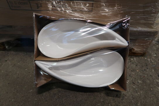 432 stk. 1244/29 Skål Lava hvid-brillant Ø 29x14 H 8 cm - Varenummer: 509872