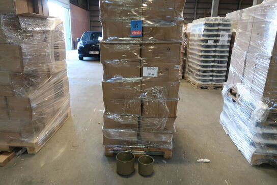 164 stk. 1061/2er Set Potte Kalle oliven Ø 16 H 15 / Ø 19,5 H 18,5