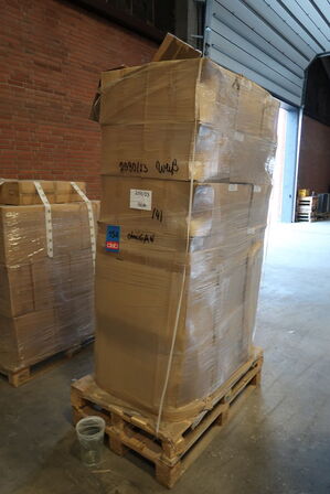 168 stk. Glasvaser - H 22 cm x Ø 16 cm - VN 2090/23