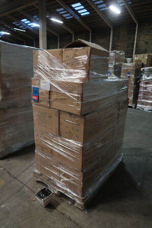 312 stk. 1456/15 Keramisk O-krukke hvid-sølv Ø 15 H 14 cm - Varenummer: 512944