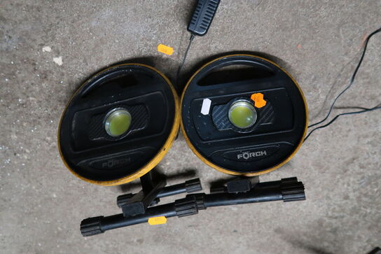 2 stk. arbejdslamper FORCH