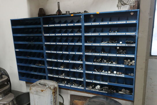 3 stk. sortimentsreoler med div. Bolte m.m.