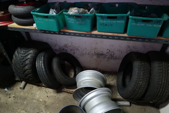 Div. Dæk, slanger, reservedele m.m.