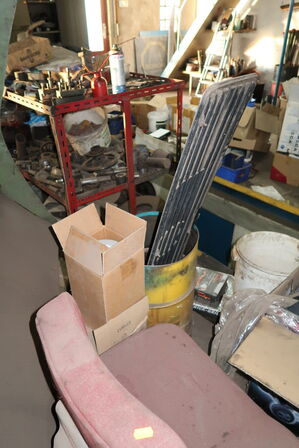 Kontorstol, vogn m.m.