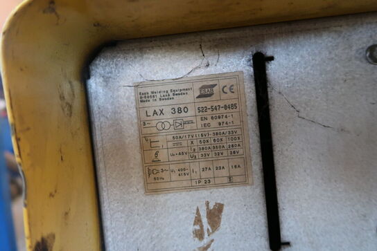 Svejseværk ESAB LAX 380