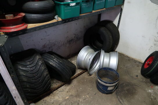 Div. Dæk, slanger, reservedele m.m.