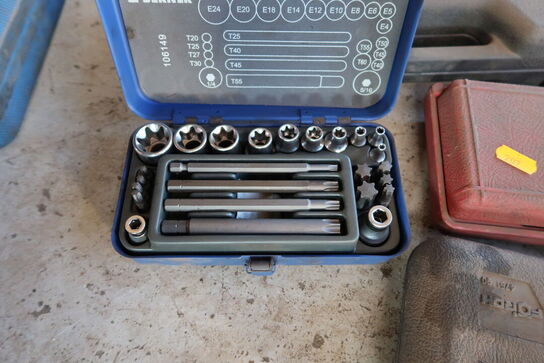 4 kasser med specialværktøj KS TOOLS m.fl.