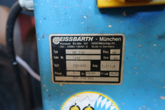 Afbalanceringsmaskine BEISSBARTH Microtec 510