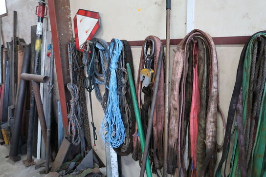 Div. Løftestroppe samt løftekæder m.m.