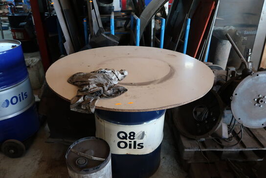 Arbejdsbord med indhold