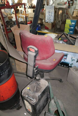 Kontorstol, vogn m.m.