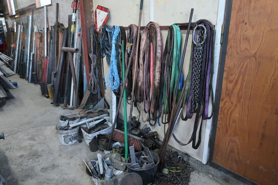 Div. Løftestroppe samt løftekæder m.m.