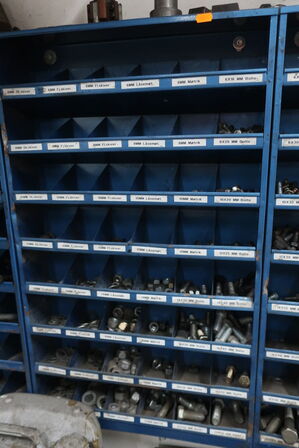 3 stk. sortimentsreoler med div. Bolte m.m.