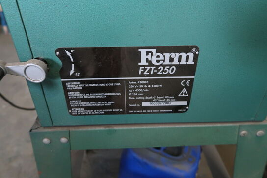 Bordrundsav FERM FZT-250