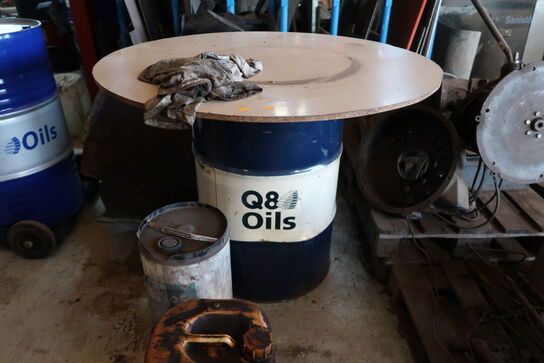 Arbejdsbord med indhold