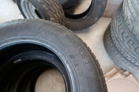 4 stk. dæk CONTINENTAL 195/65R15T