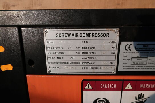 Kompressor DAN KOMPRESSOR SK 75