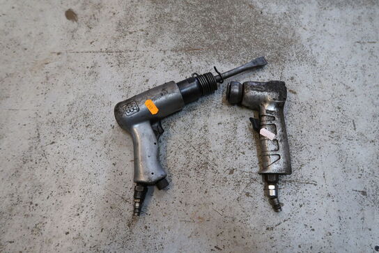 2 stk. trykluftværktøj