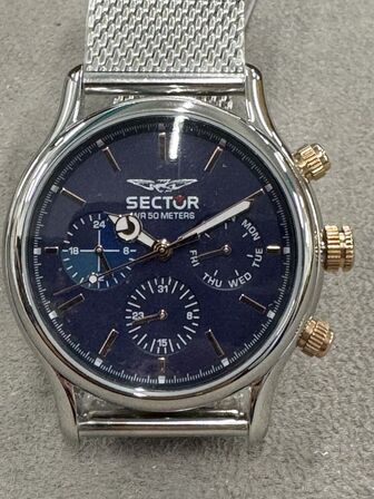 Armbåndsur SECTOR 660 43MM MULT BLUE DIAL SS BR