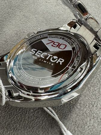 Armbåndsur SECTOR 790 42MM CHRO BLK DIAL BR SS