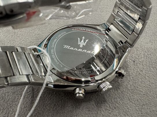 Armbåndsur MASERATI STILE 45 MM CHR GREEN DIAL BR SS