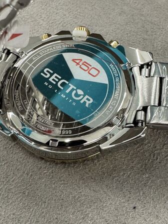 Armbåndsur SECTOR 450 43MM CHR BLUE DIAL BR SS+YG