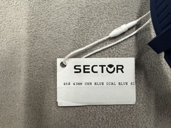 Armbåndsur SECTOR 450 43MM CHR BLUE DIAL BLUE SS