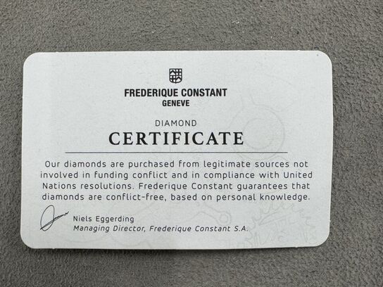 Armbåndsur FREDERIQUE CONSTANT ULTRA SLIM, HIGH PRECISSION QRTZ, SS