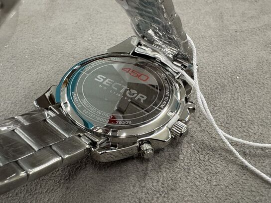 Armbåndsur SECTOR 450 43MM CHR BLUE DIAL BR SS