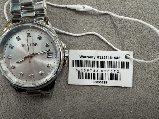 Armbåndsur SECTOR 230 32 MM 3H WHITE SILVER DIAL BR SS