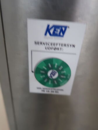 Hætteopvaskemaskine med sidebord