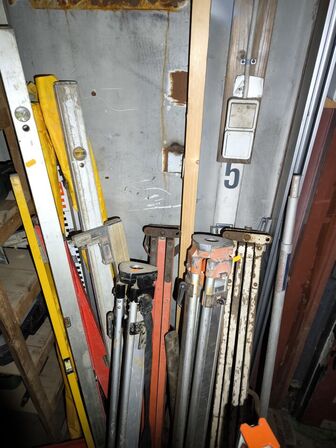 Div. Stativer til laser, vaterpas m.m.