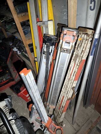 Div. Stativer til laser, vaterpas m.m.