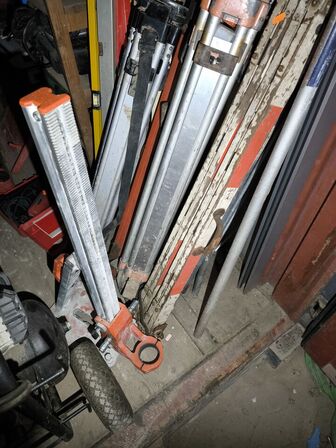 Div. Stativer til laser, vaterpas m.m.