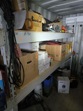 2 fag pallereoler uden indhold