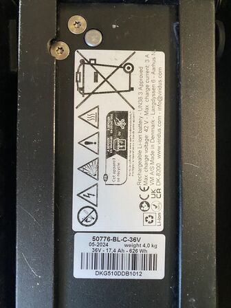 5 Stk. Batterier til  El Cykel