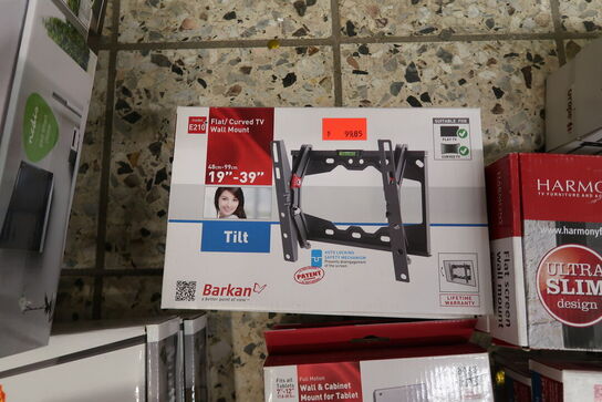 28 stk. Vægophæng til skærme 