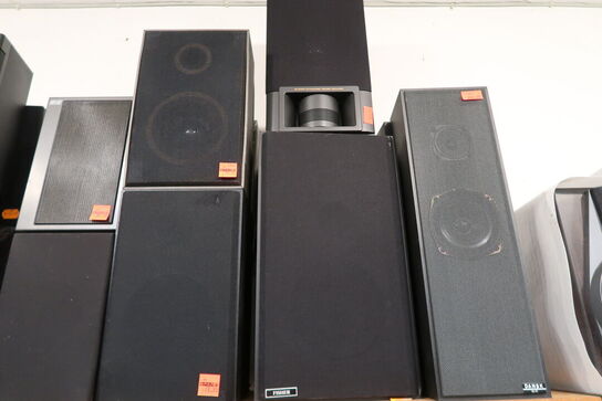 5 fag med stort parti højtalere / elektronik