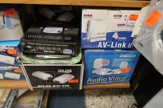 1 fag med stort parti elektronik