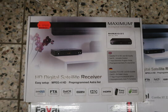 15 stk. ass. Digital receiver