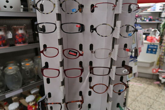 Stativ med parti briller