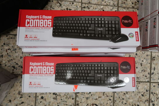 13 pk. Havit KB570 Kombi Sæt (Mus og Tastatur) 