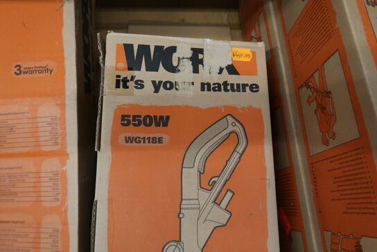 4 stk. WORX WG118E græstrimmer 550 W / 2-i-1 