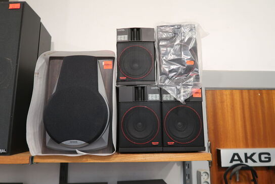 5 fag med stort parti højtalere / elektronik