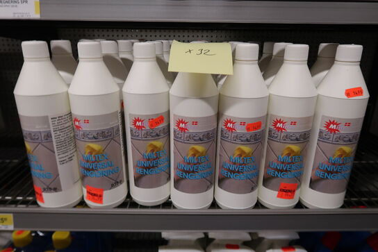 2 fag med stort parti rengøringsartikler m.m. 