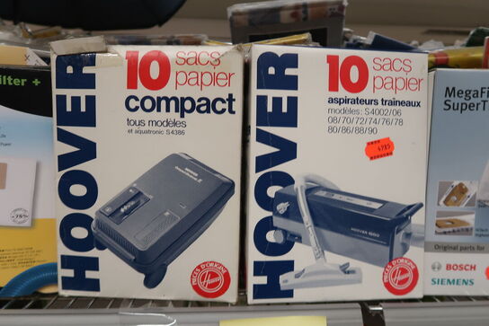 Stort parti støvsugerposer 