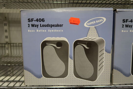 4 stk. 2 way loudspeaker SF-406